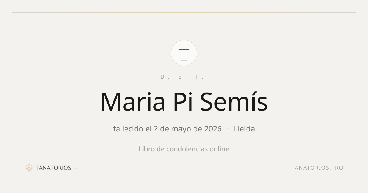 Memorial de Maria Pi Semís