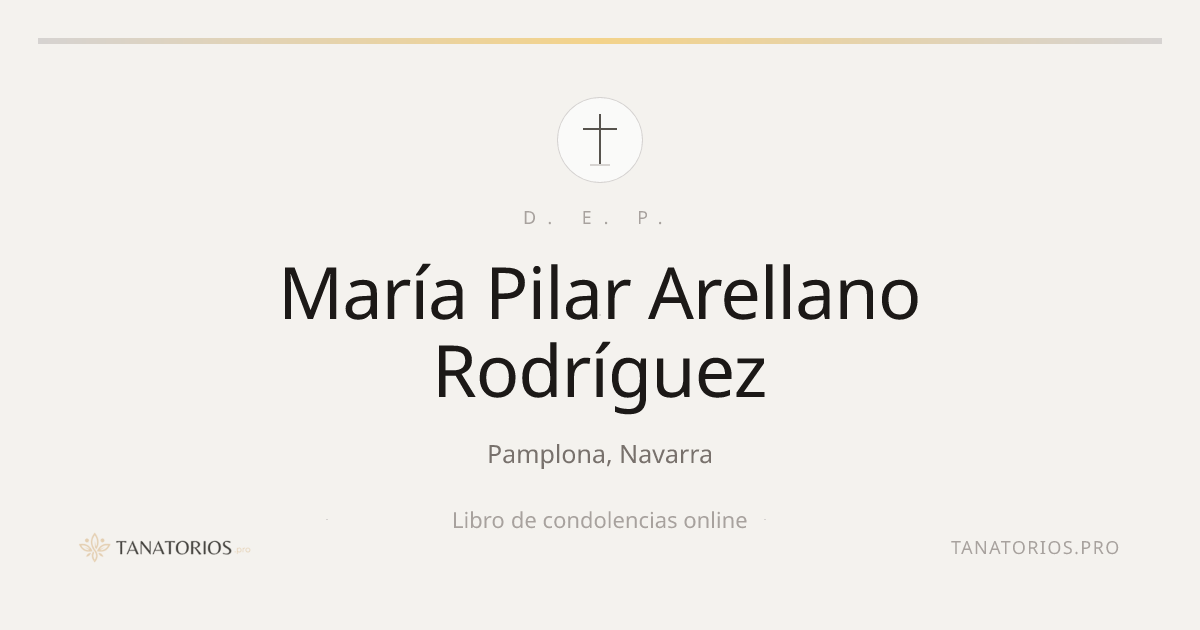 Memorial de María Pilar Arellano Rodríguez