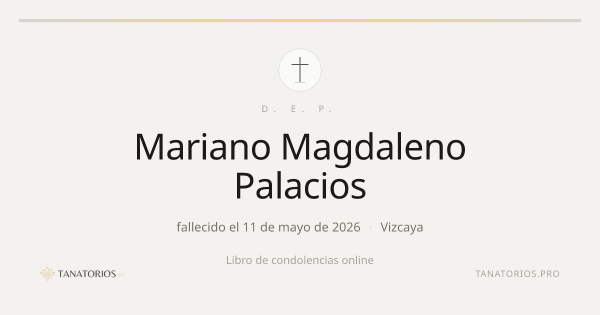 Memorial de Mariano Magdaleno Palacios