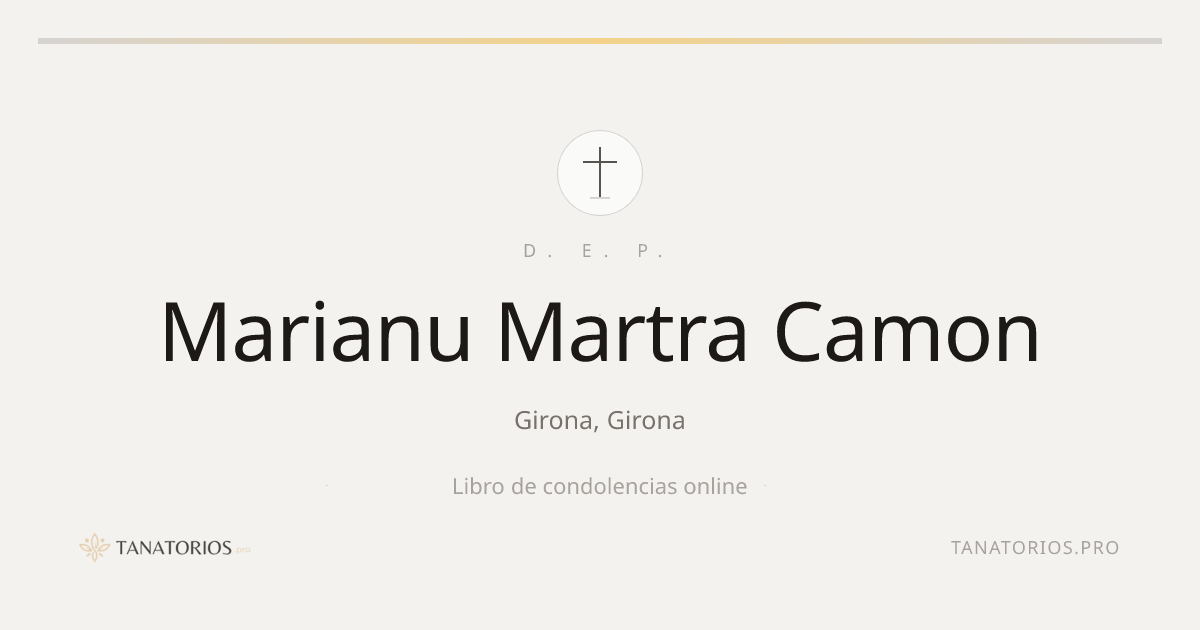Memorial de Marianu Martra Camon