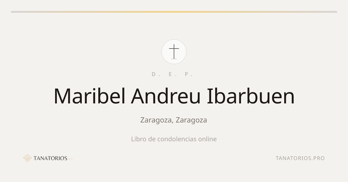 Memorial de Maribel Andreu Ibarbuen