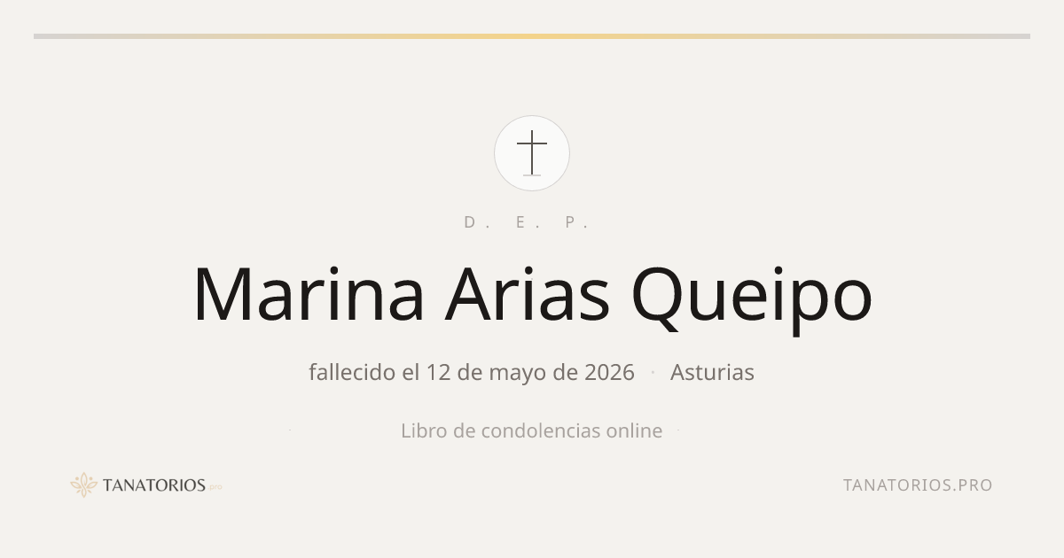 Memorial de Marina Arias Queipo