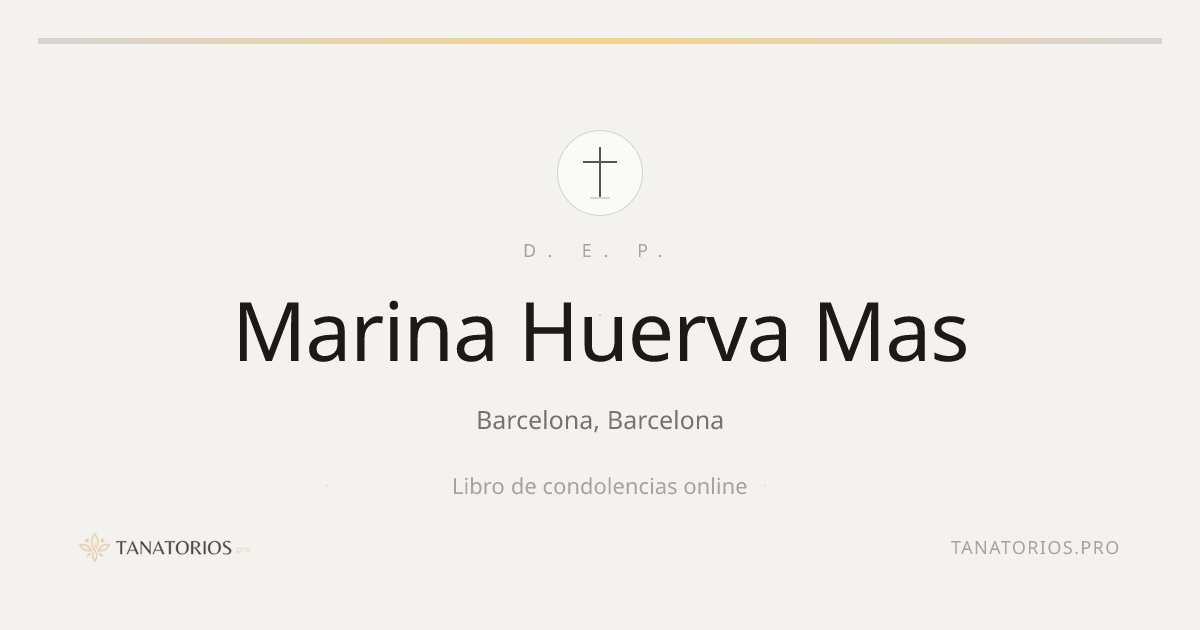 Memorial de Marina Huerva Mas