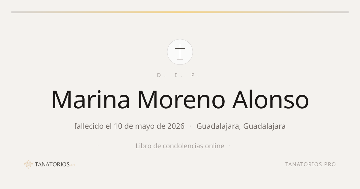 Memorial de Marina Moreno Alonso