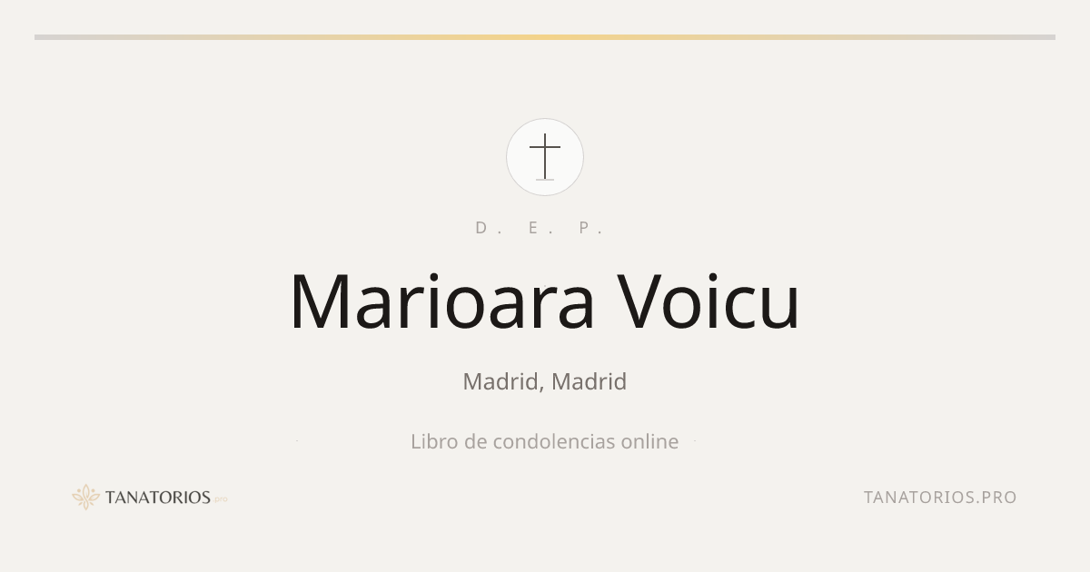 Memorial de Marioara Voicu