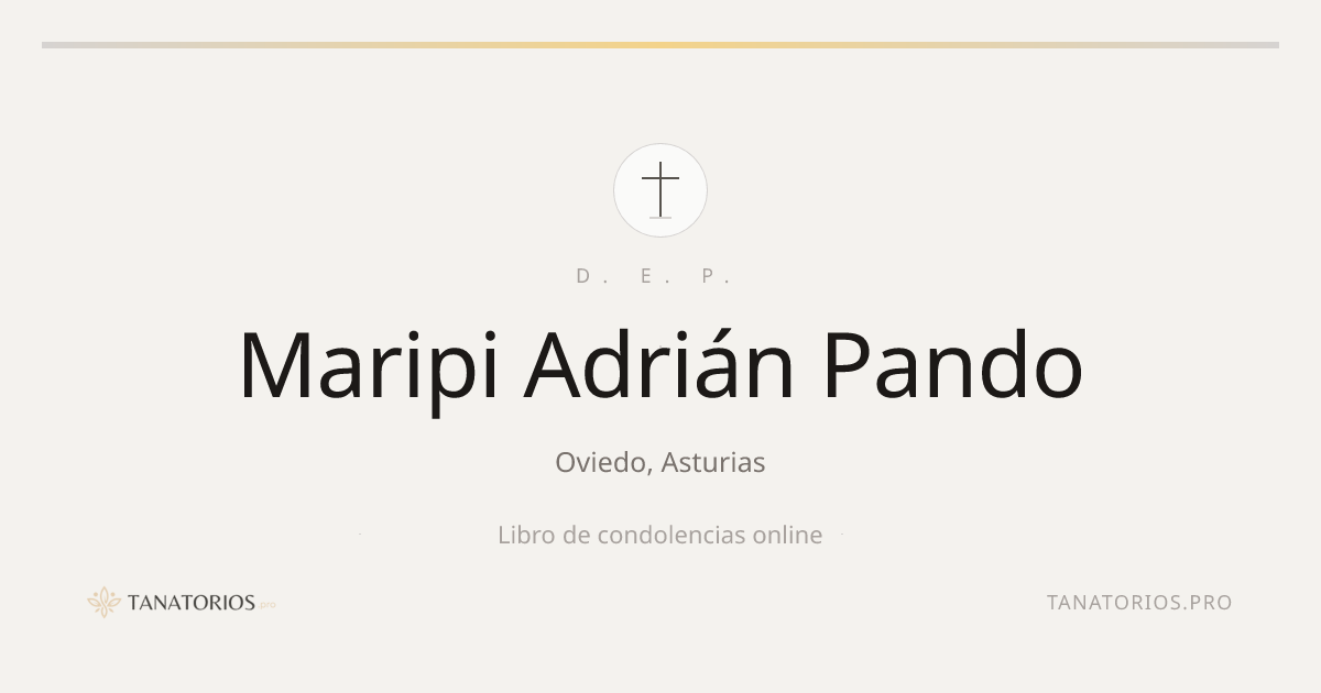 Memorial de Maripi Adrián Pando