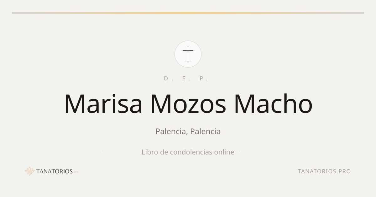 Memorial de Marisa Mozos Macho