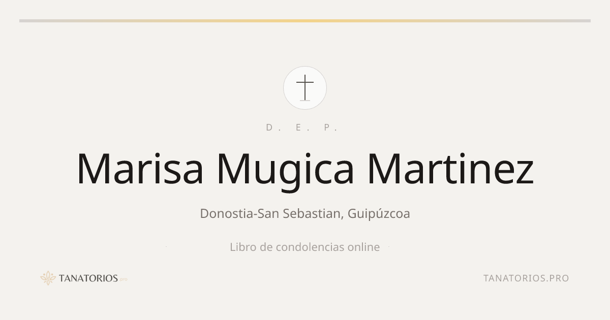 Memorial de Marisa Mugica Martinez