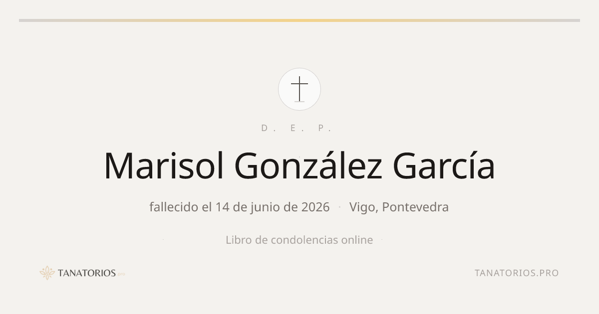 Memorial de Marisol González García