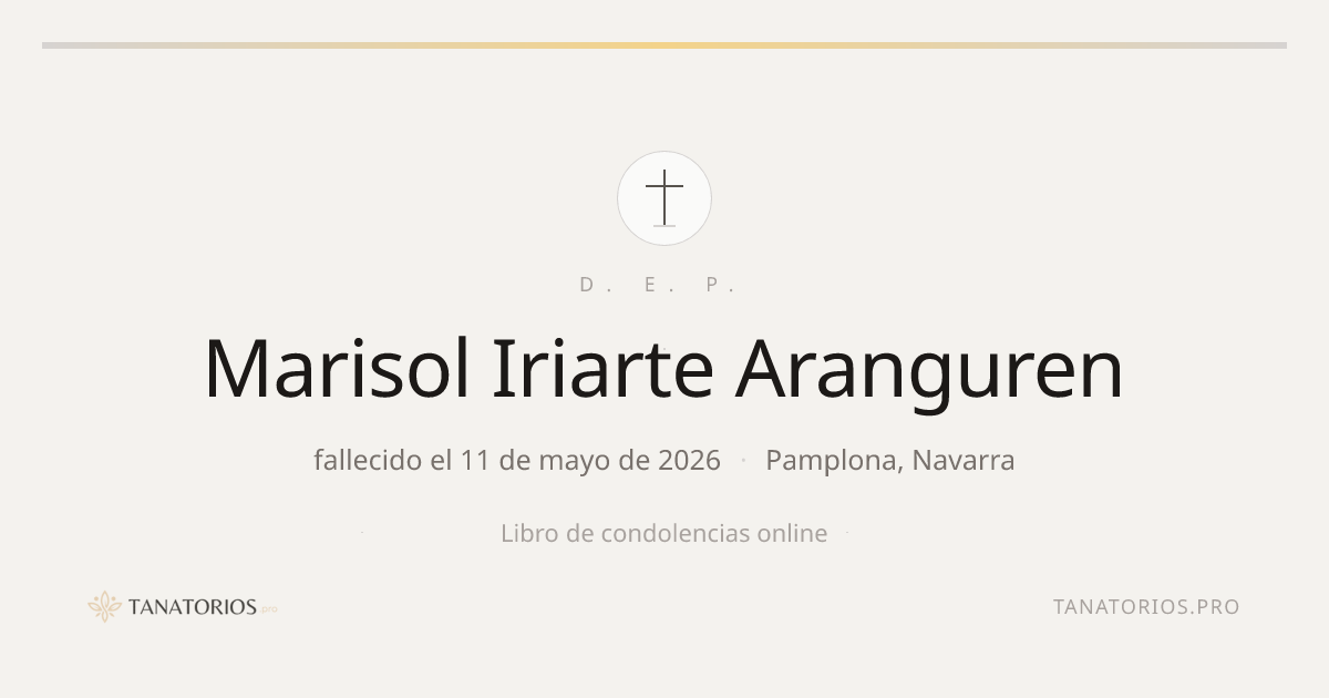 Memorial de Marisol Iriarte Aranguren