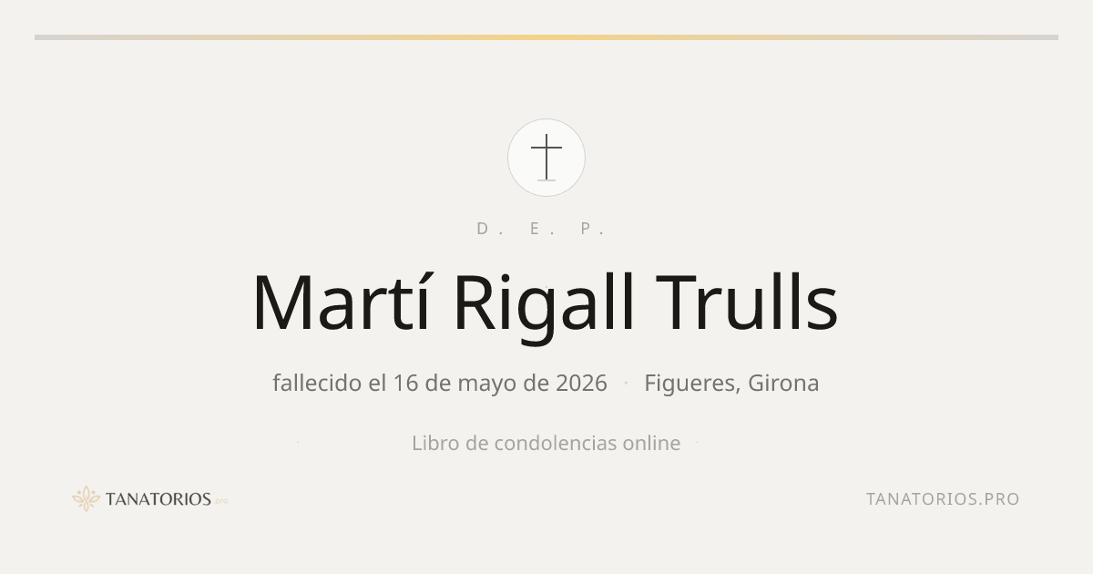Memorial de Martí Rigall Trulls