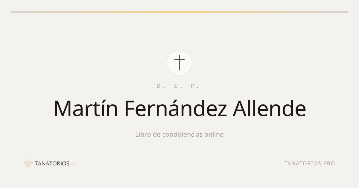 Memorial de Martín Fernández Allende
