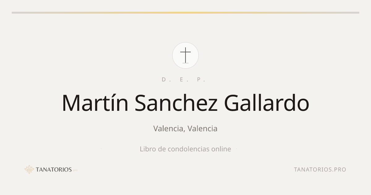 Memorial de Martín Sanchez Gallardo