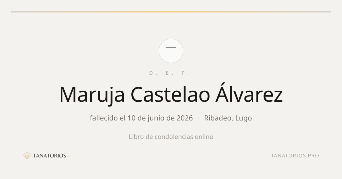 Memorial de Maruja Castelao Álvarez