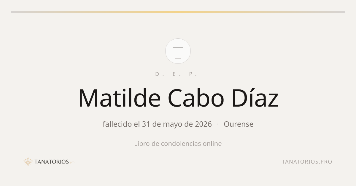 Memorial de Matilde Cabo Díaz
