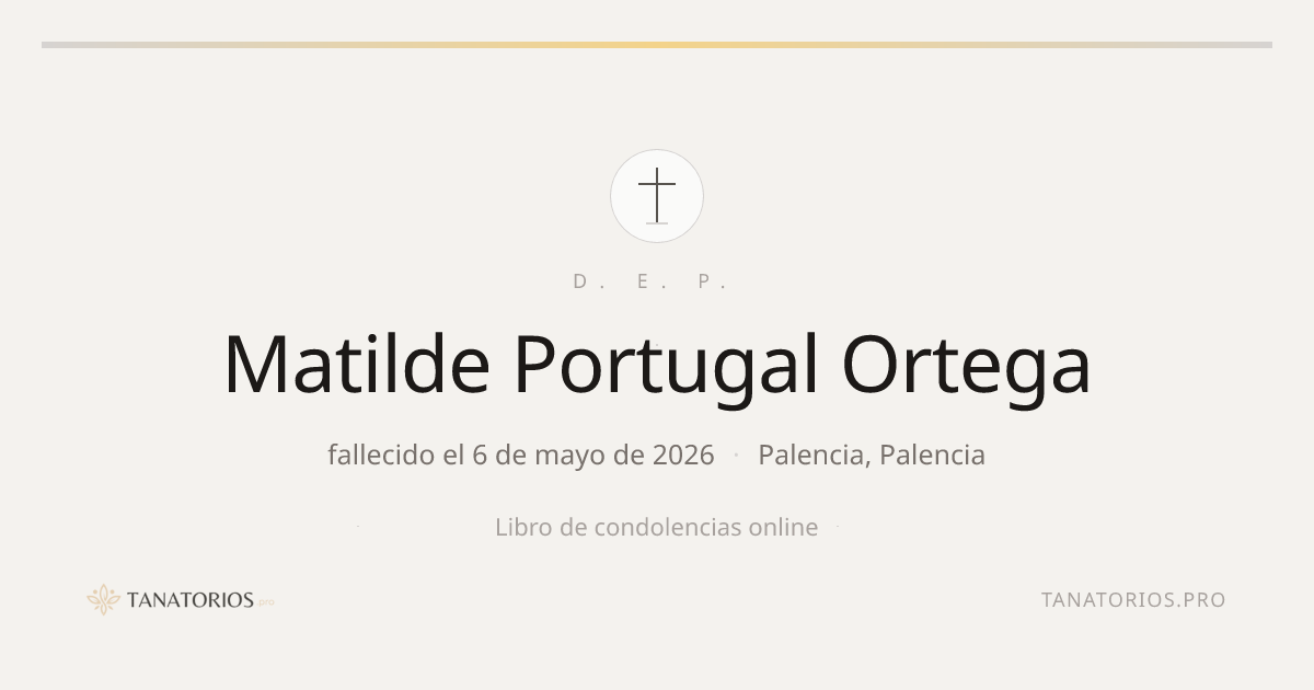 Memorial de Matilde Portugal Ortega
