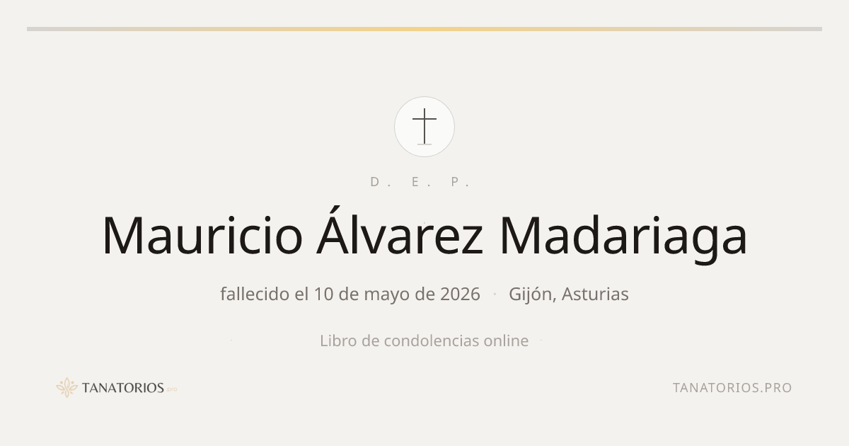 Memorial de Mauricio Álvarez Madariaga