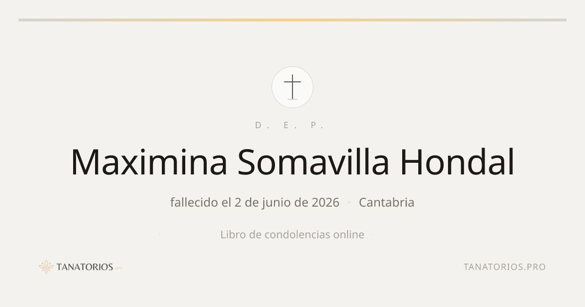 Memorial de Maximina Somavilla Hondal