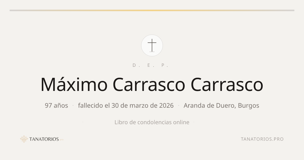 Memorial de Máximo Carrasco Carrasco