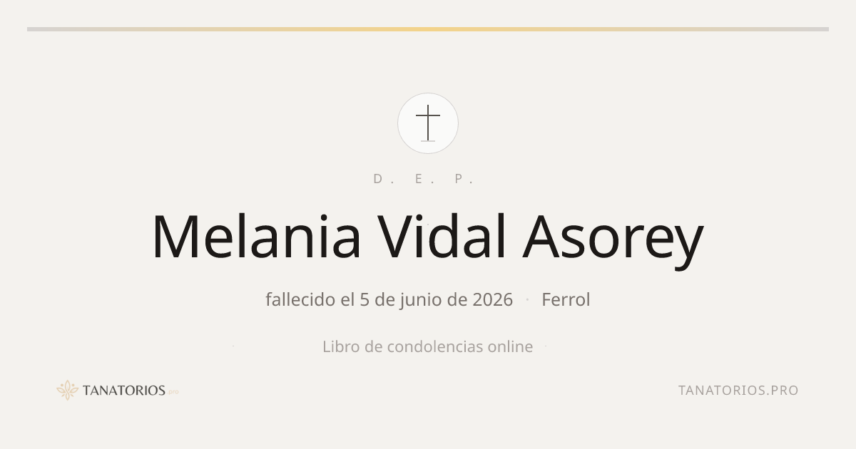 Memorial de Melania Vidal Asorey