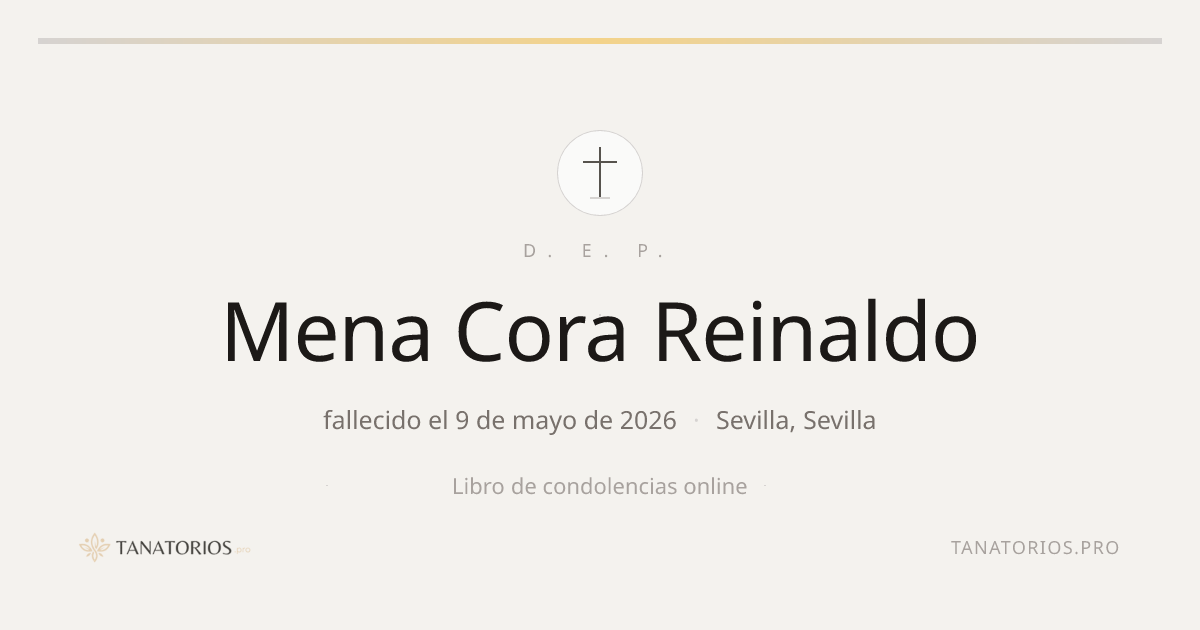 Memorial de Mena Cora Reinaldo