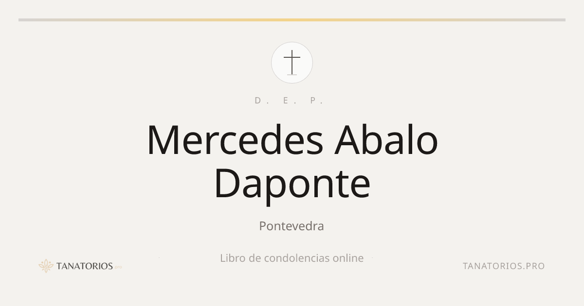 Memorial de Mercedes Abalo Daponte