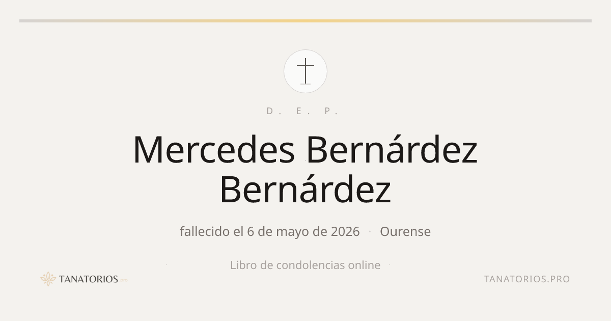 Memorial de Mercedes Bernárdez Bernárdez