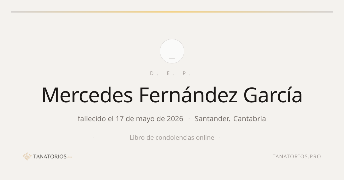 Memorial de Mercedes Fernández García