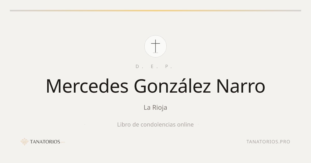 Memorial de Mercedes González Narro