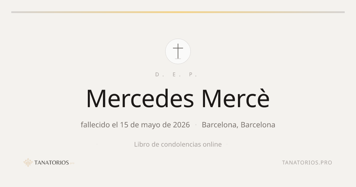 Memorial de Mercedes Mercè