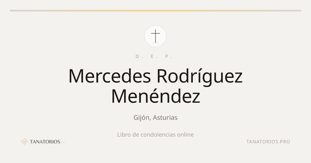 Memorial de Mercedes Rodríguez Menéndez
