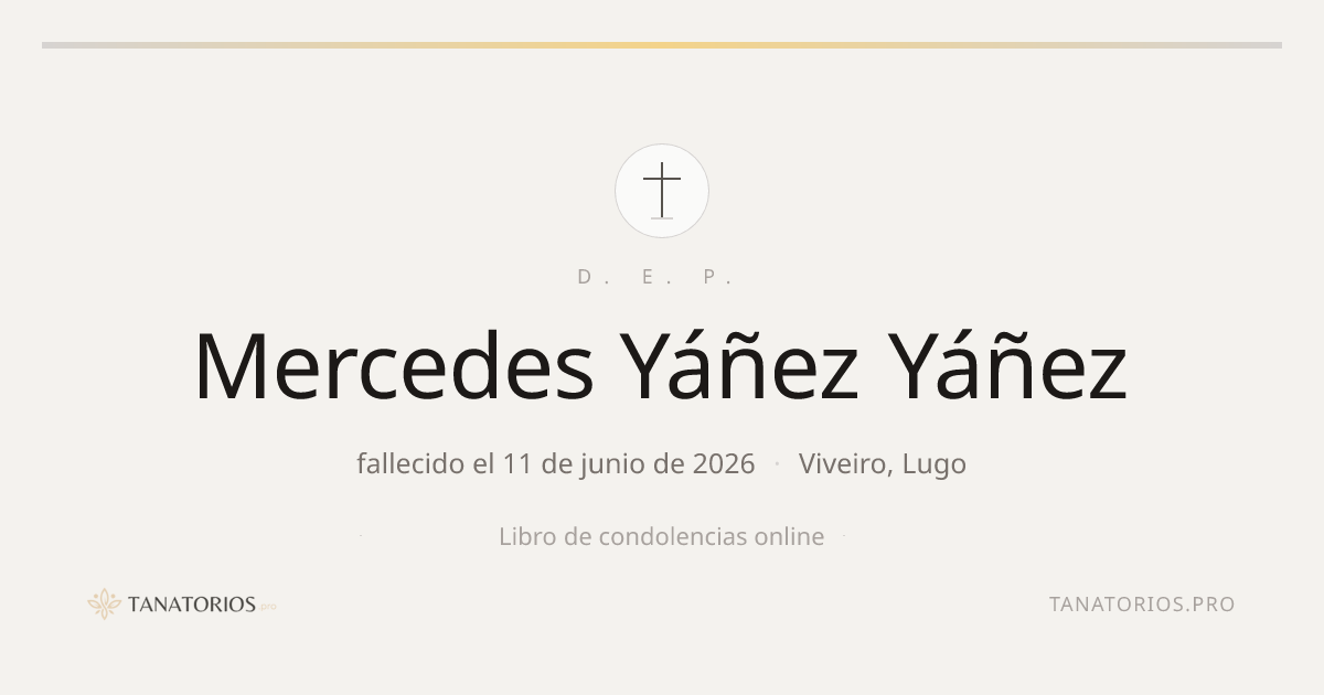 Memorial de Mercedes Yáñez Yáñez