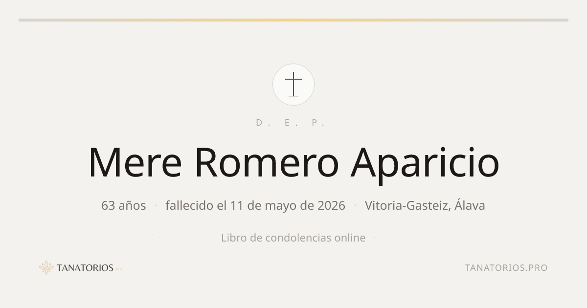 Memorial de Mere Romero Aparicio