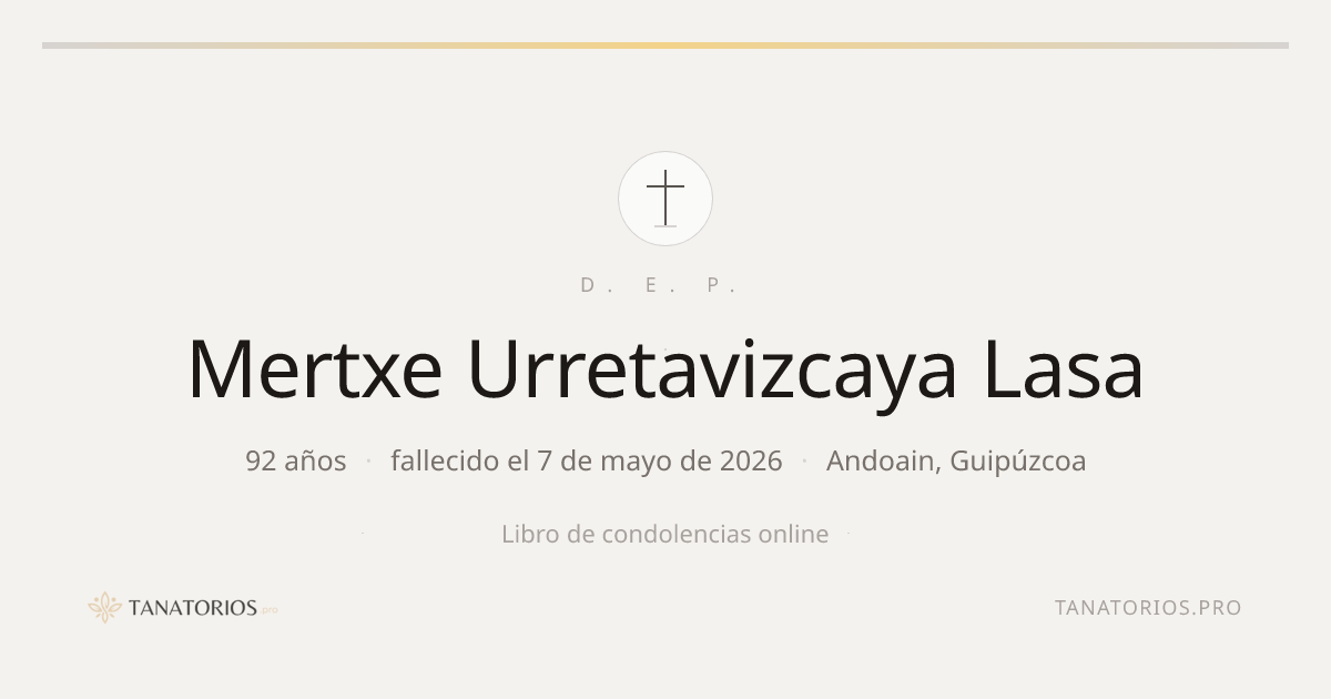 Memorial de Mertxe Urretavizcaya Lasa