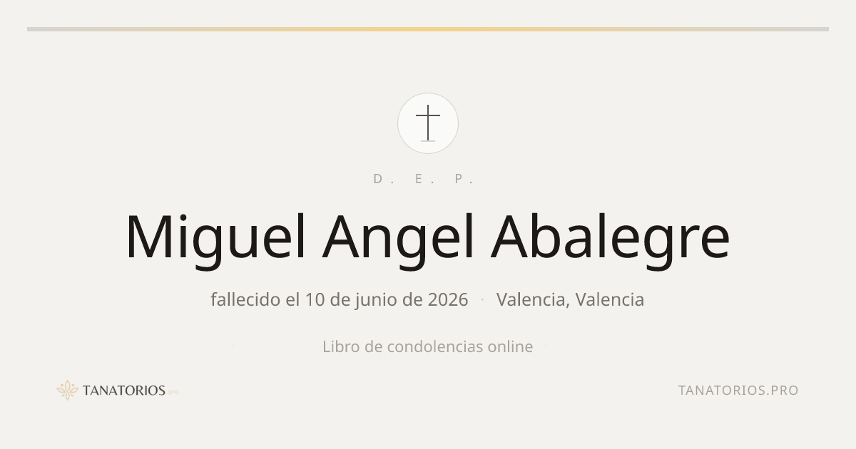 Memorial de Miguel Angel Abalegre