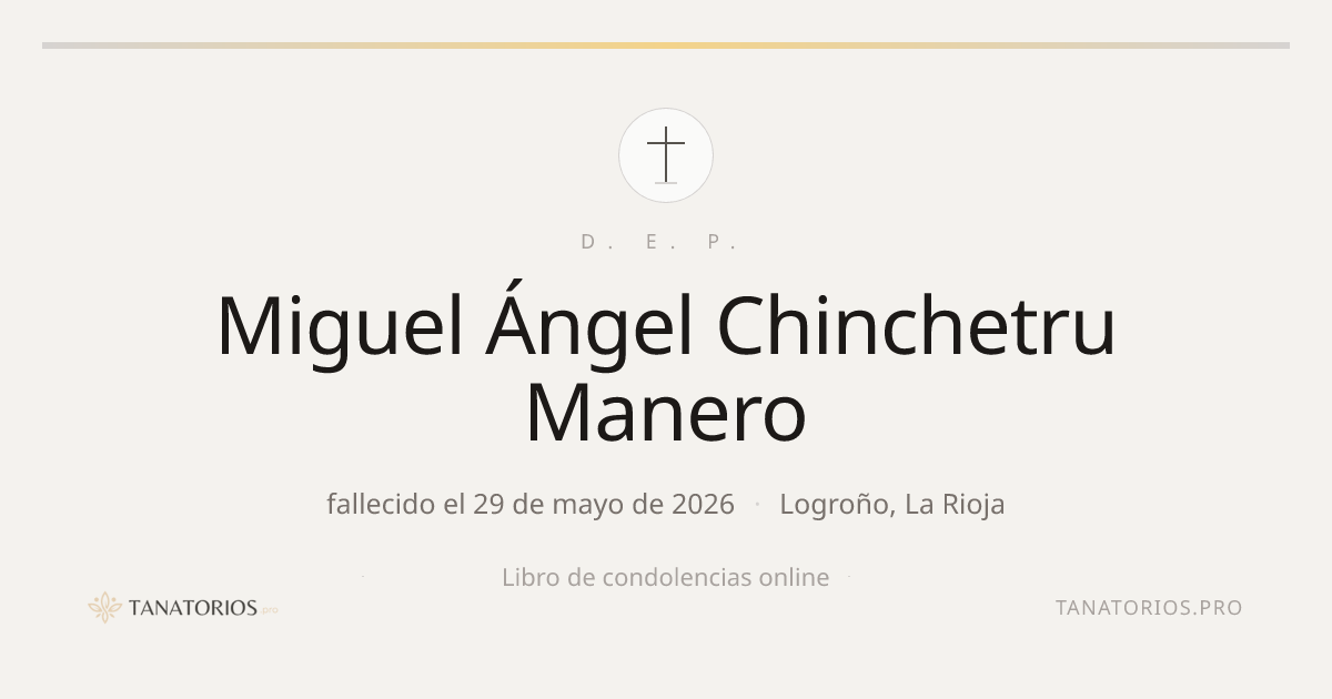 Memorial de Miguel Ángel Chinchetru Manero