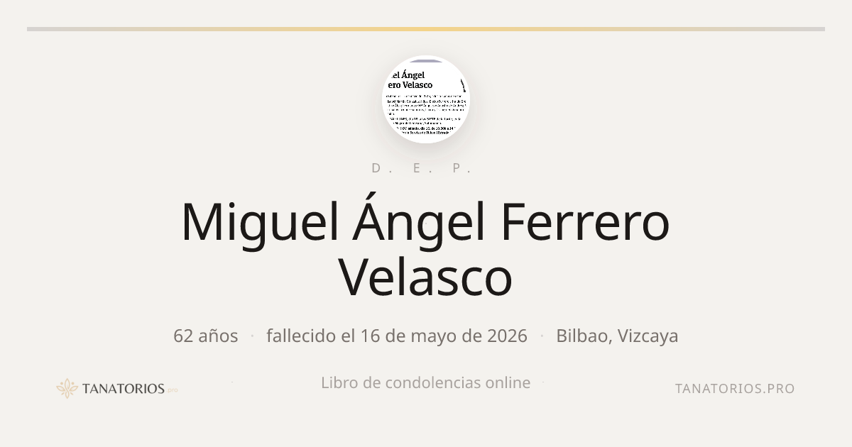 Memorial de Miguel Ángel Ferrero Velasco