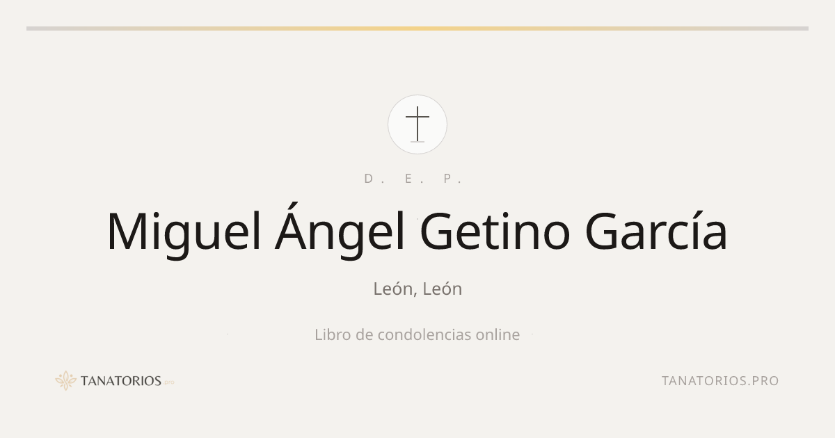 Memorial de Miguel Ángel Getino García