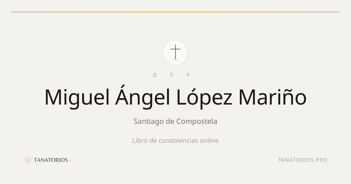 Memorial de Miguel Ángel López Mariño