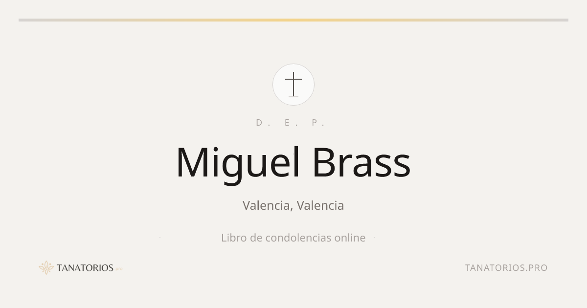 Memorial de Miguel Brass