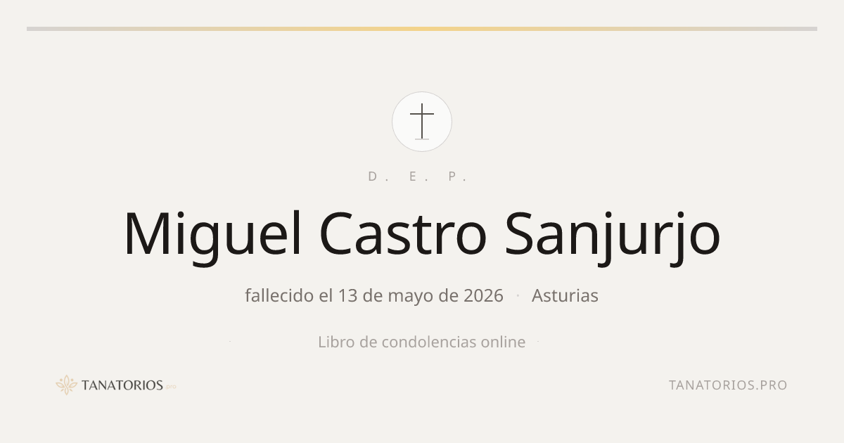 Memorial de Miguel Castro Sanjurjo