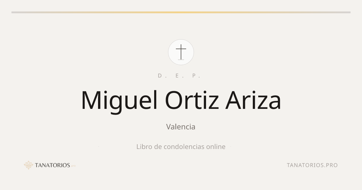 Memorial de Miguel Ortiz Ariza