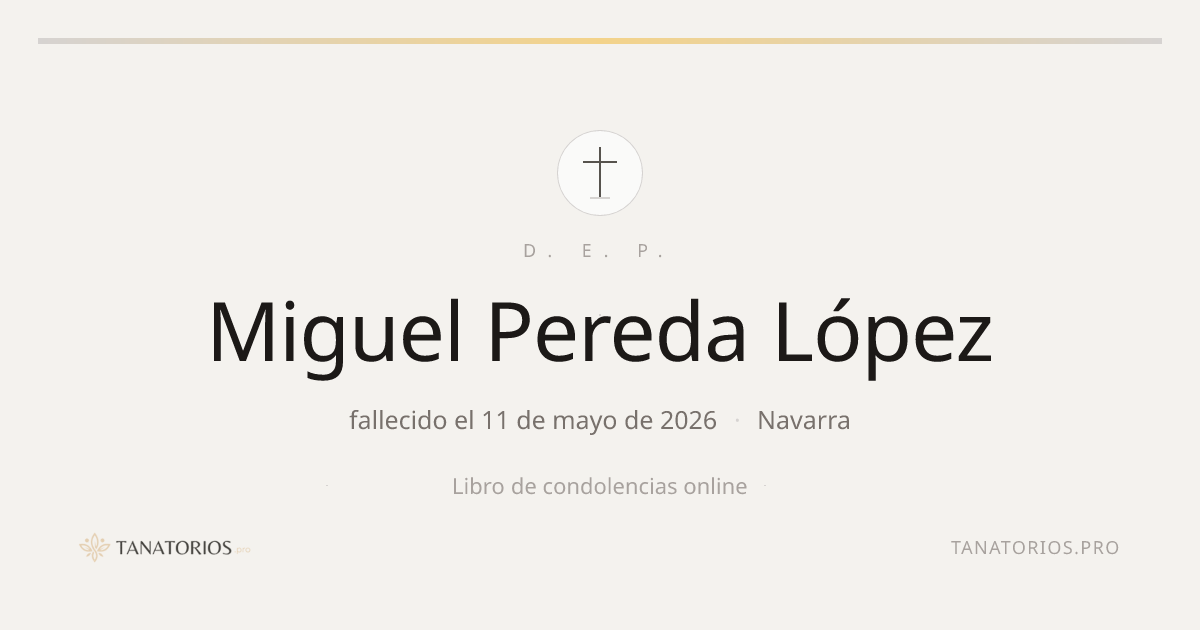 Memorial de Miguel  Pereda López