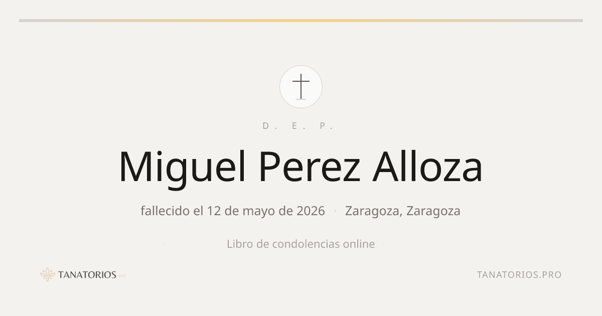 Memorial de Miguel Perez Alloza