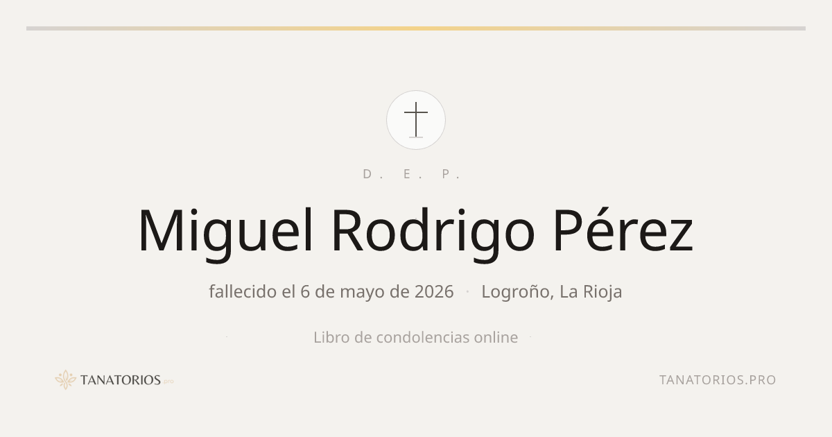 Memorial de Miguel Rodrigo Pérez