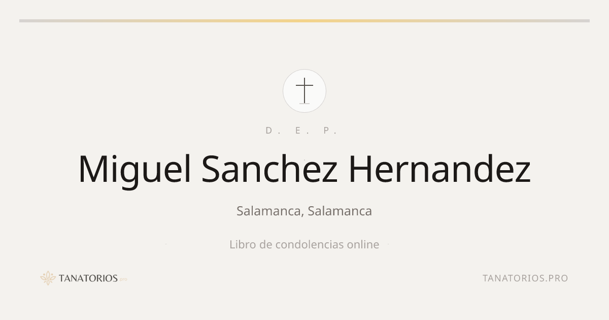 Memorial de Miguel Sanchez Hernandez