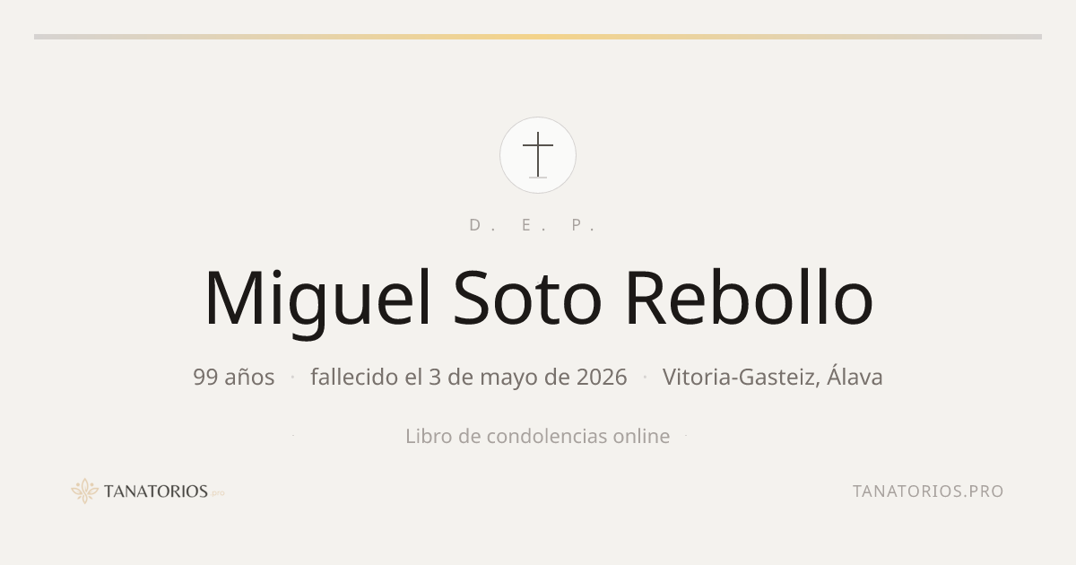 Memorial de Miguel Soto Rebollo