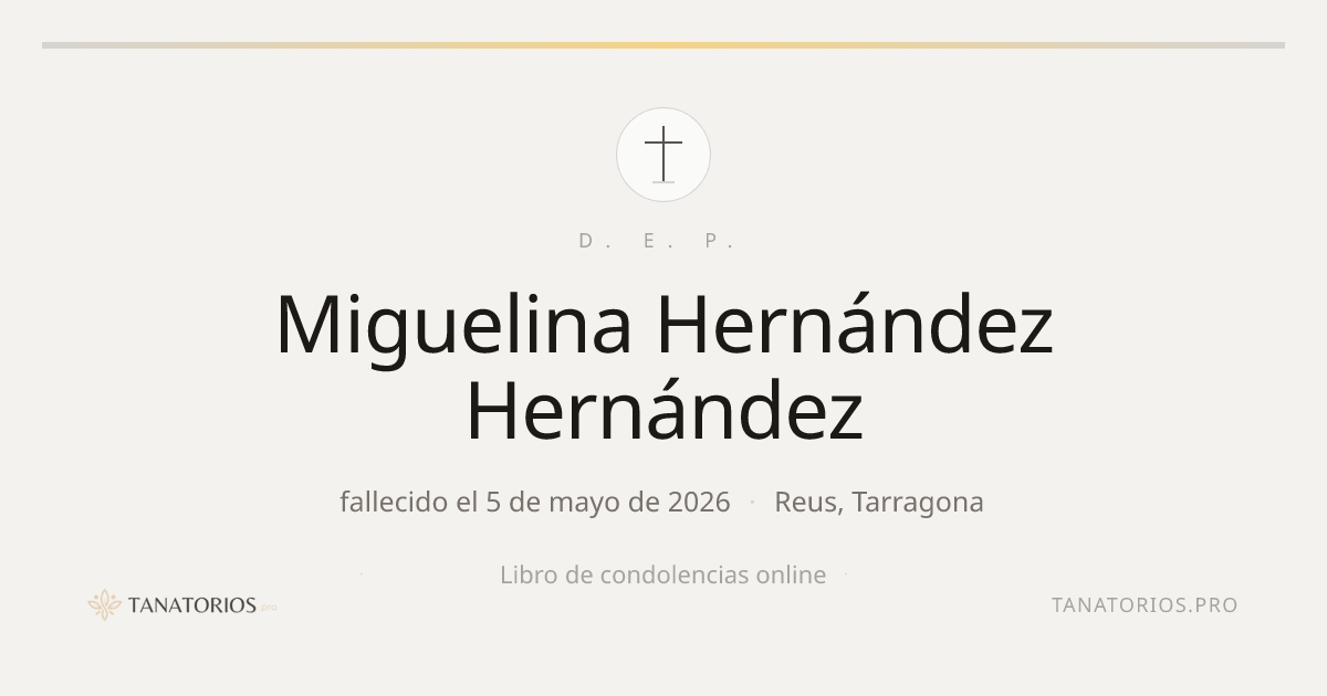Memorial de Miguelina Hernández Hernández