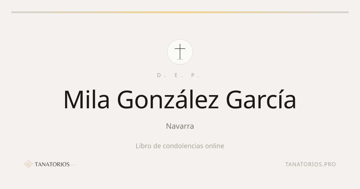 Memorial de Mila González García