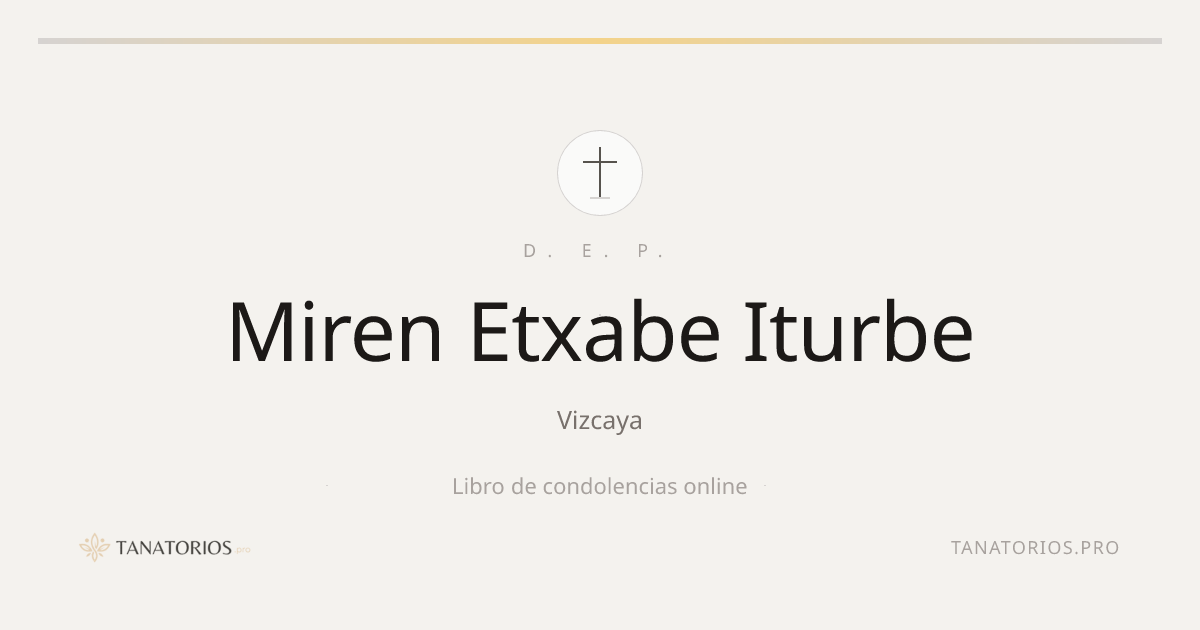 Memorial de Miren Etxabe Iturbe